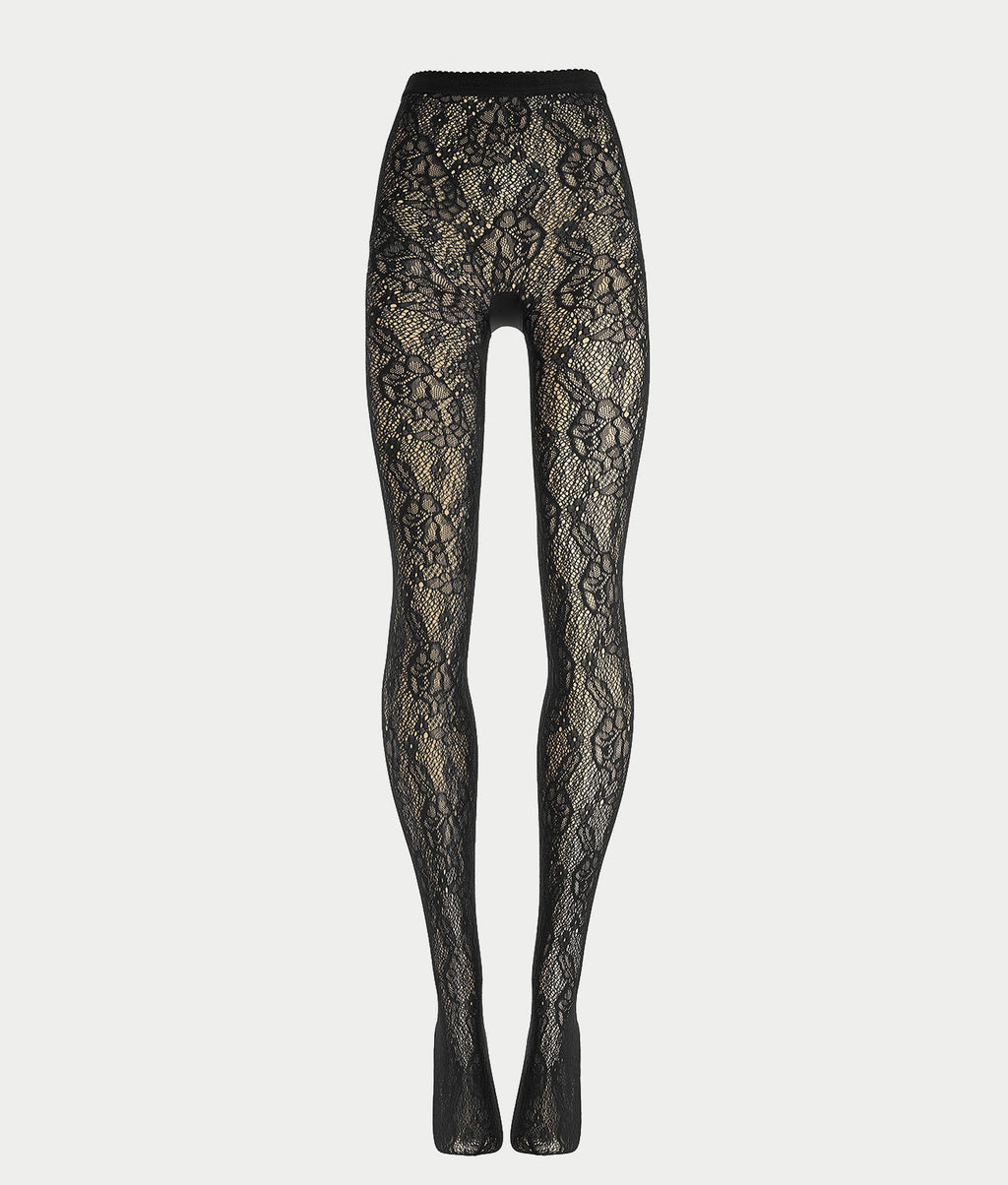 Infinite Rose Net Tights
