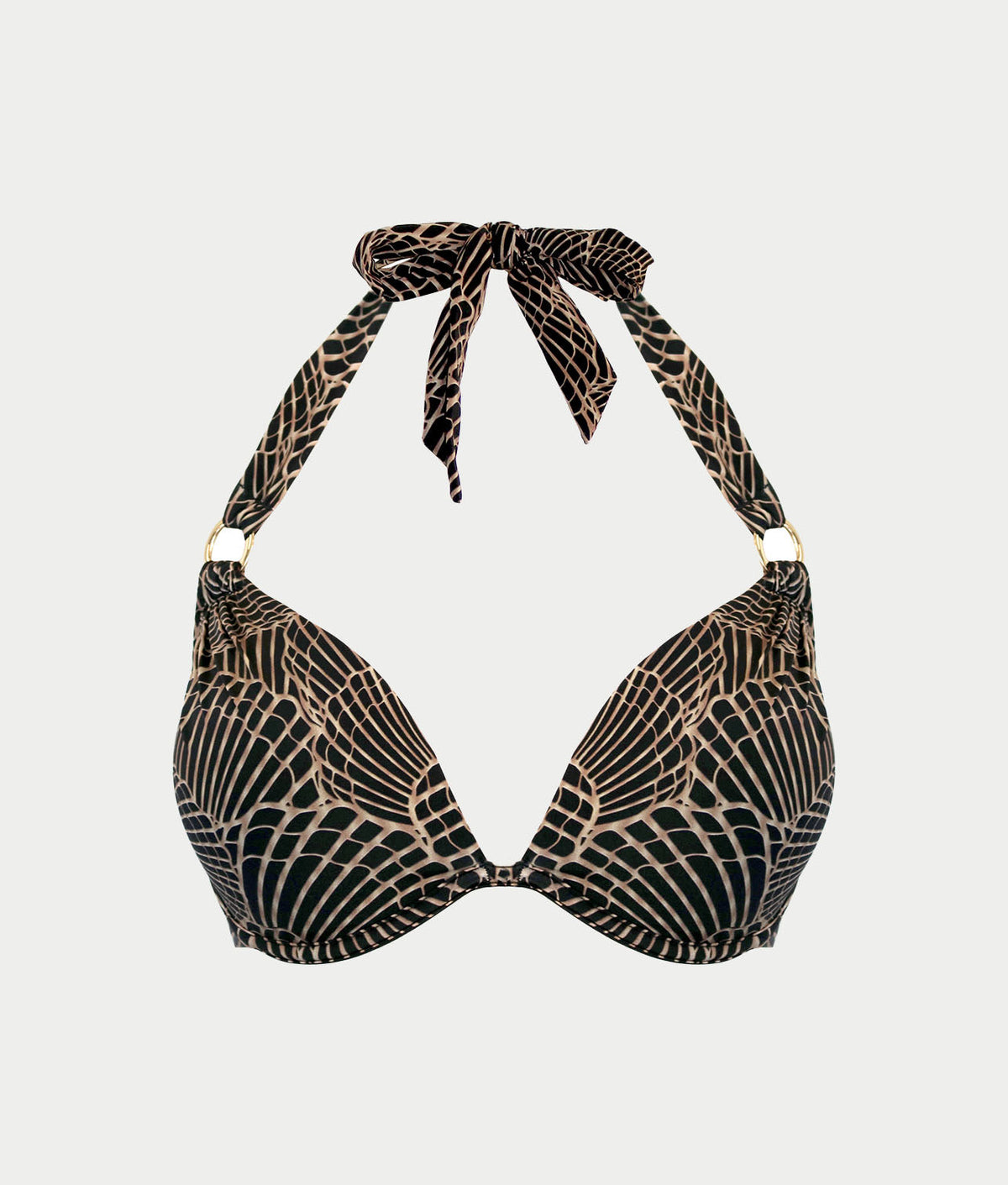 Samoa Push-Up Underwire Halter Bikini Top