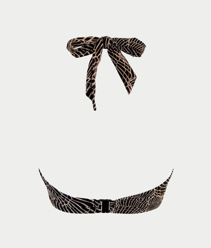 Samoa Push-Up Underwire Halter Bikini Top