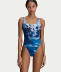 Scenic Scoop Tank One-Piece Swimsuit