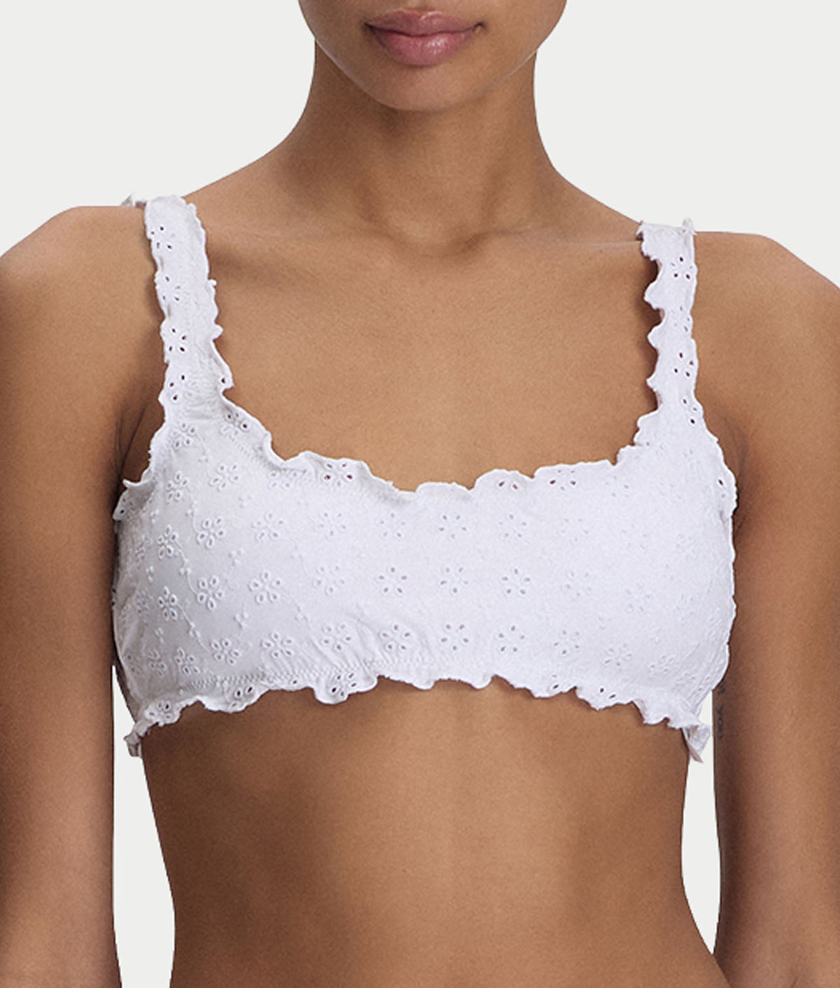 Eyelet Kennedy Bralette Bikini Top