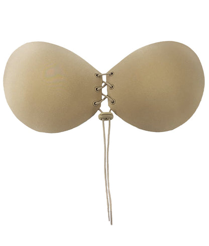 Lace-Up Adhesive Bra