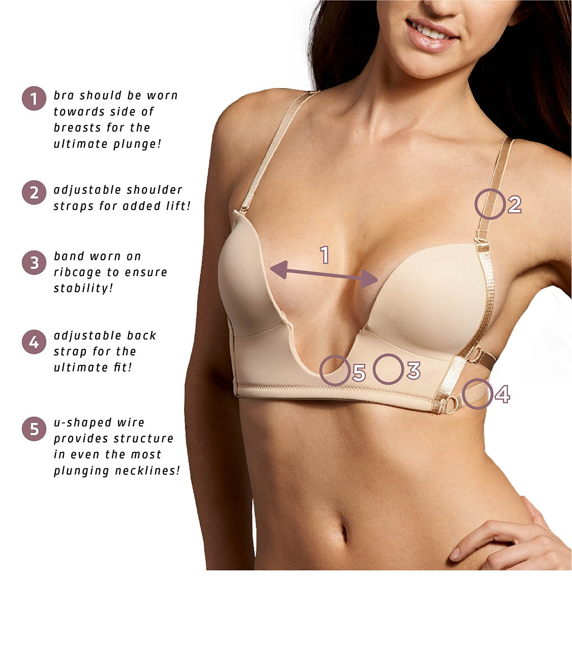 U Plunge Bra