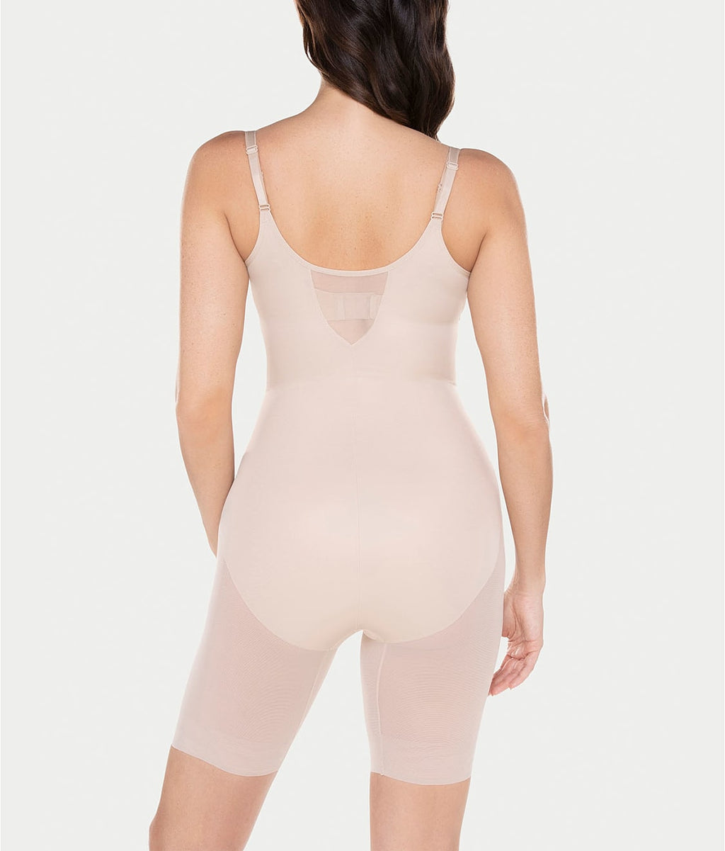 Sexy Sheer Extra Firm Control Open-Bust Bodysuit
