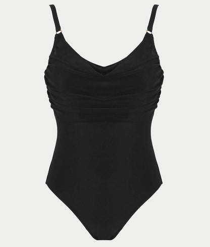 Mykonos Cowl Neck Control Underwire One-Piece Swimsuit