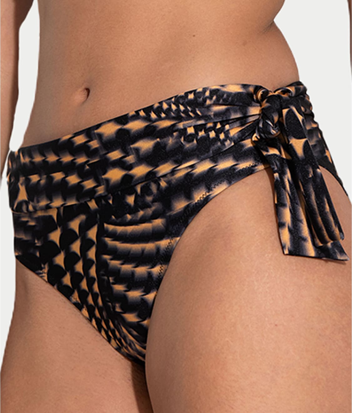 Portofino Side Tie Fold-Over Bikini Bottom