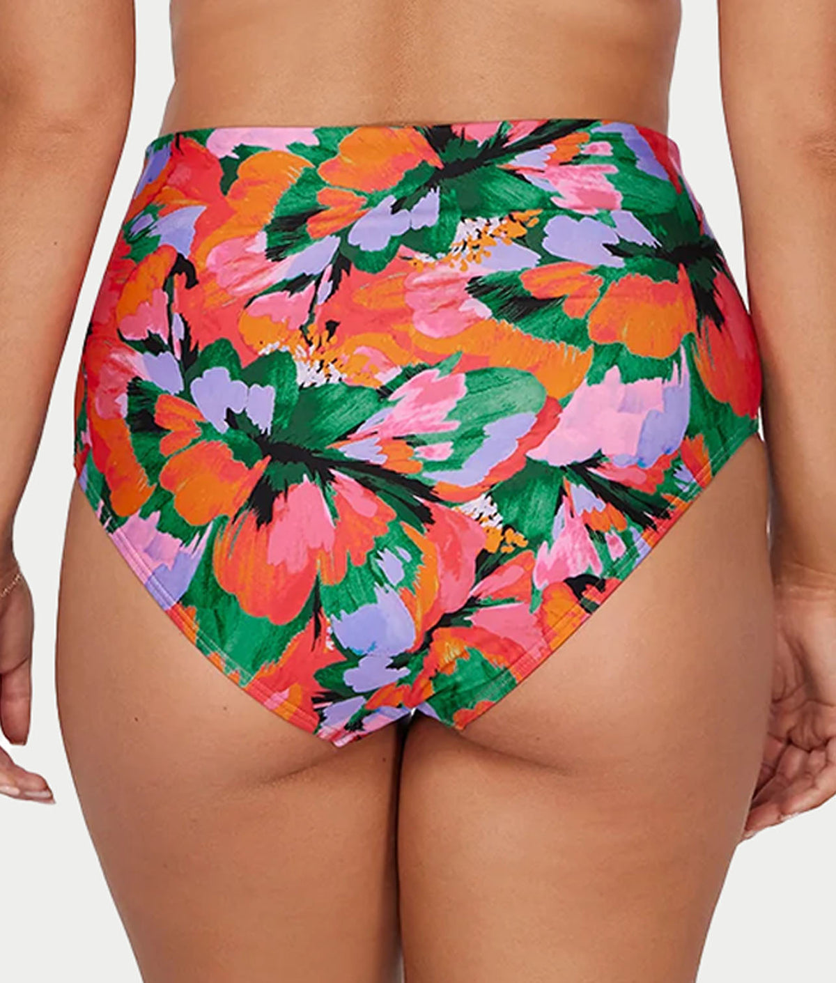 Capri Fold-Over High Waist Bikini Bottom