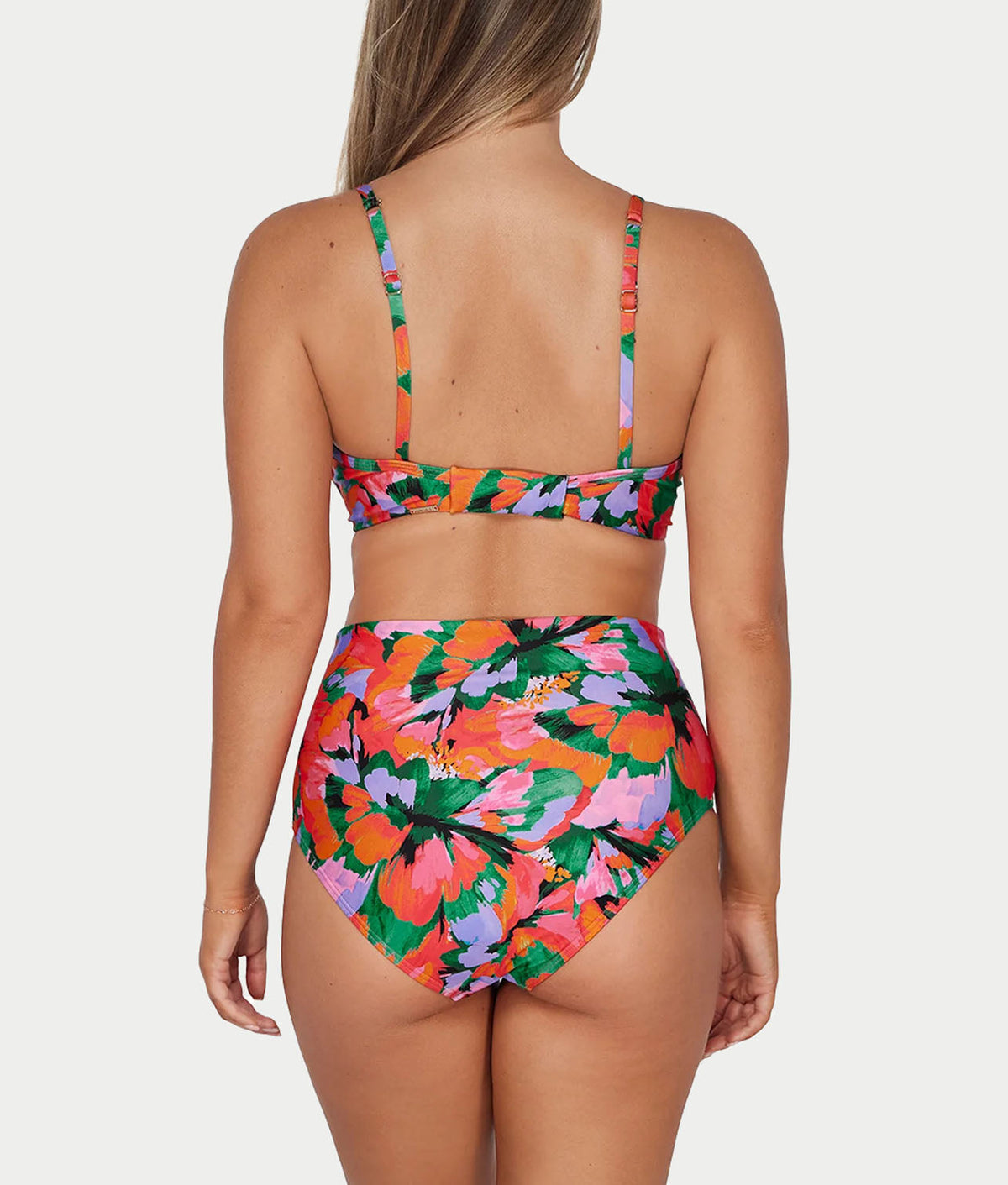 Capri Fold-Over High Waist Bikini Bottom