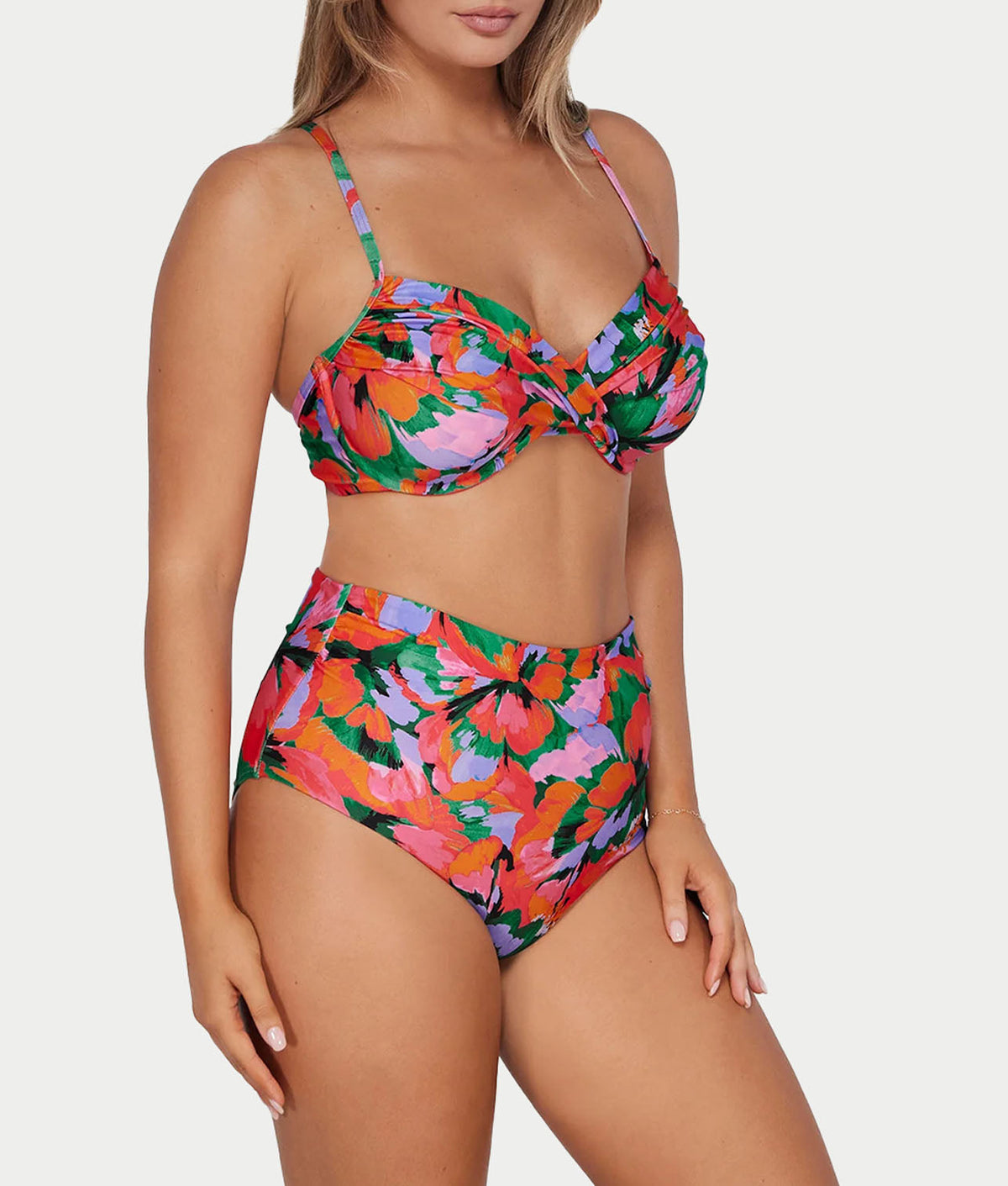 Capri Fold-Over High Waist Bikini Bottom