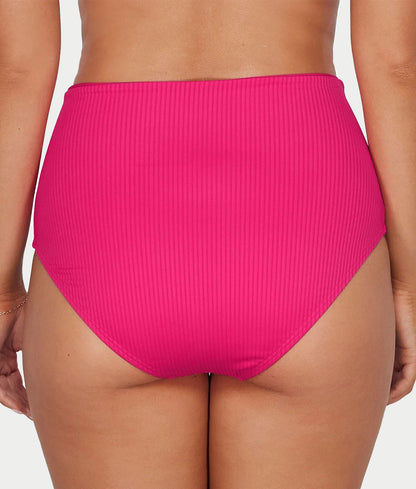 Capri Fold-Over High Waist Bikini Bottom