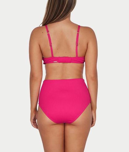 Capri Fold-Over High Waist Bikini Bottom