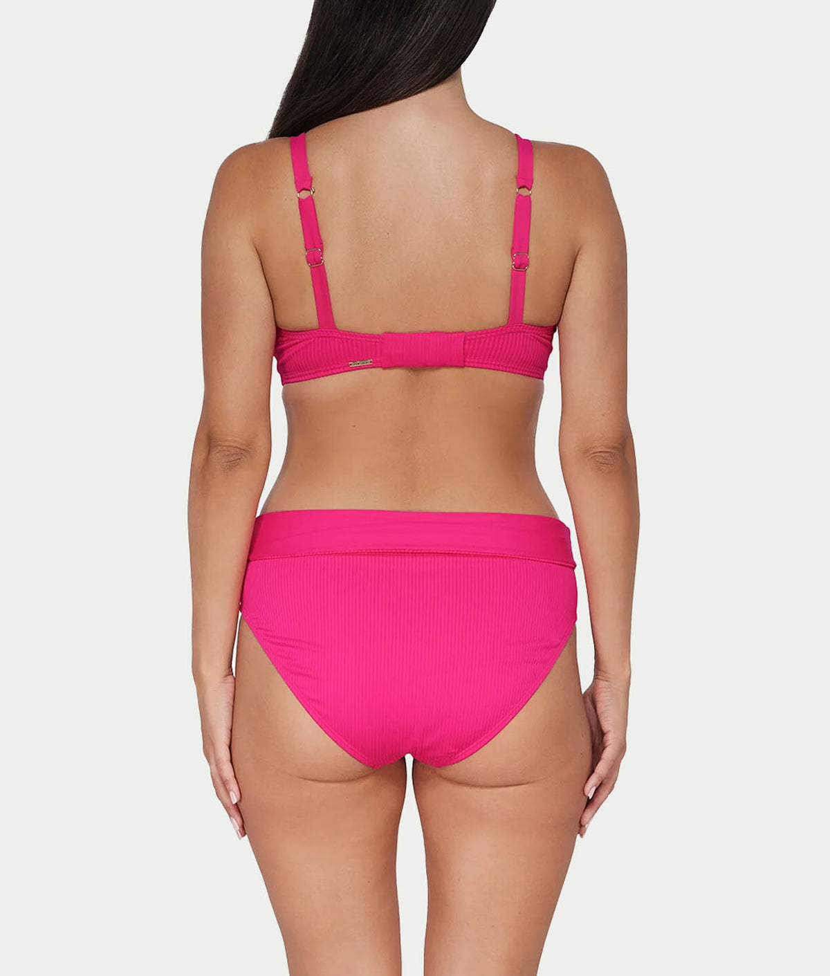 Capri Fold-Over High Waist Bikini Bottom