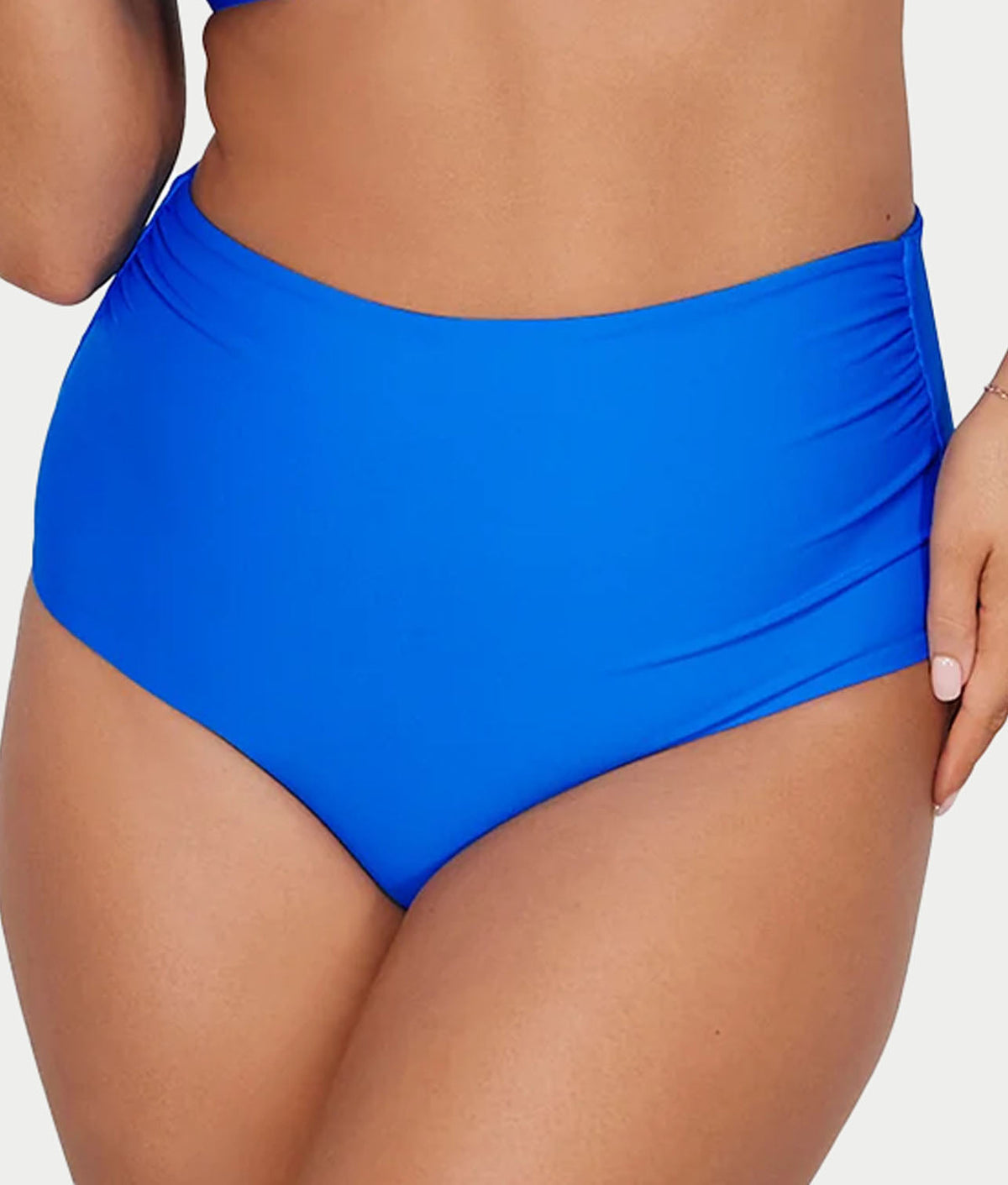 Capri Fold-Over High Waist Bikini Bottom