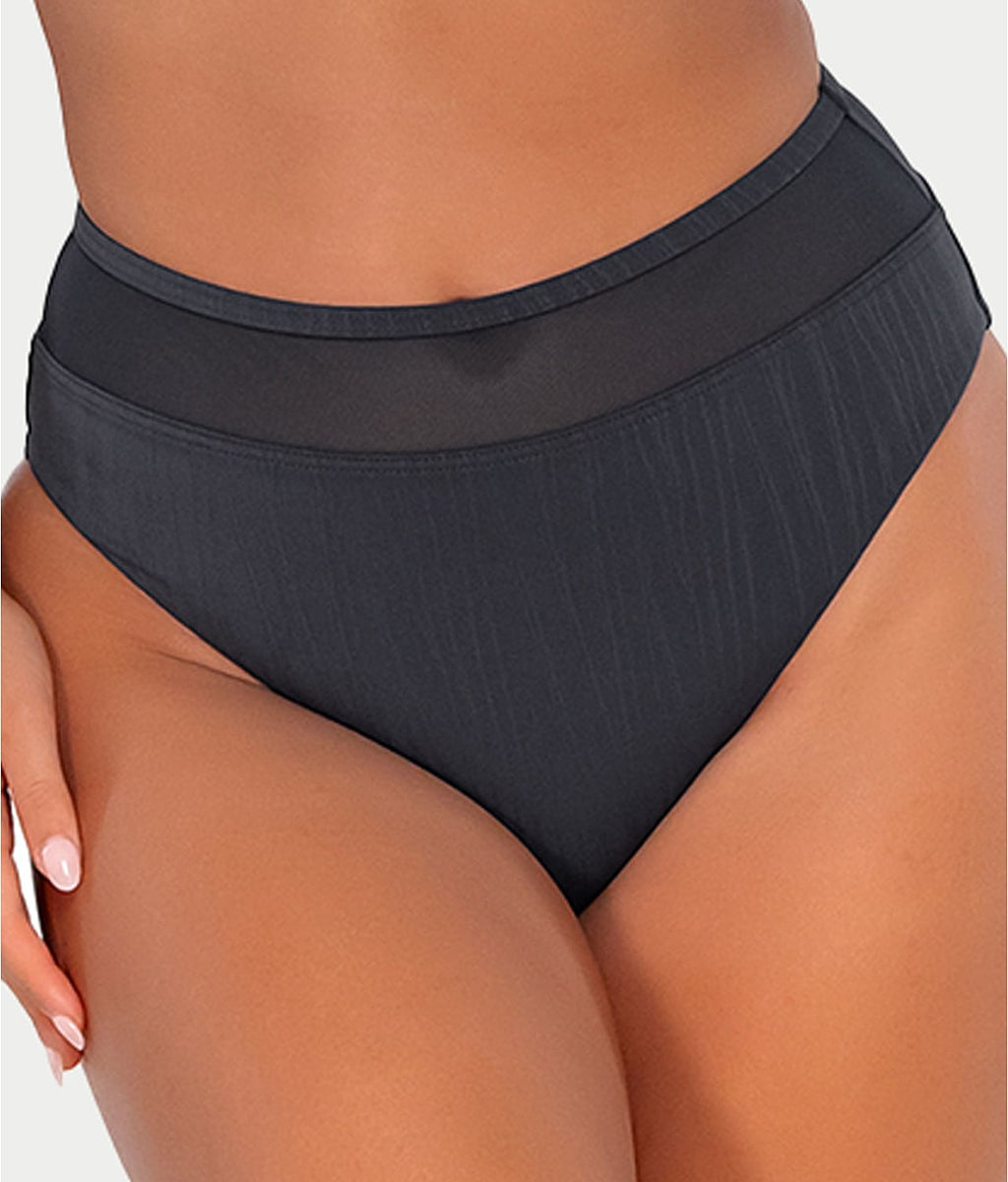 Annie High-Waist Bikini Bottom