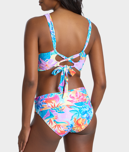 Hannah Fold-Over High-Waist Bikini Bottom