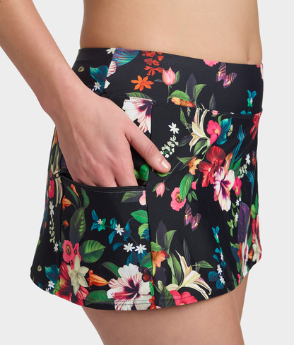 Sporty Skirted Bikini Bottom