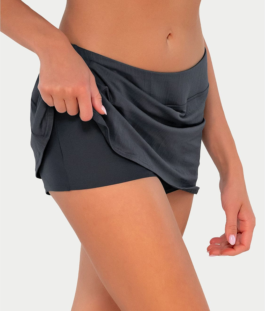 Sporty Skirted Bikini Bottom