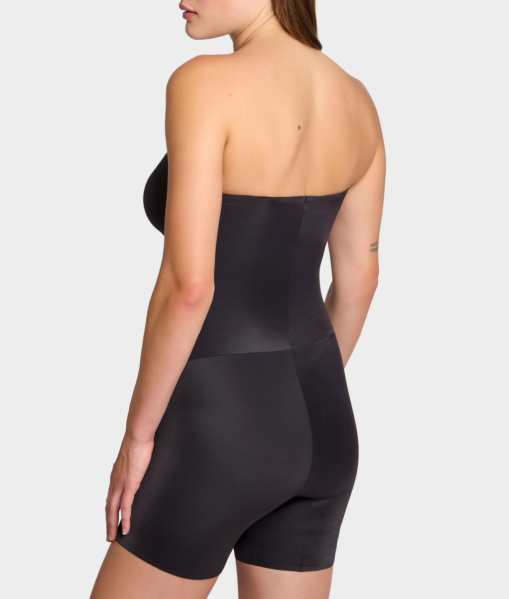 Dress Rehearsal Firm Control Mid-Thigh Strapless Body Shaper