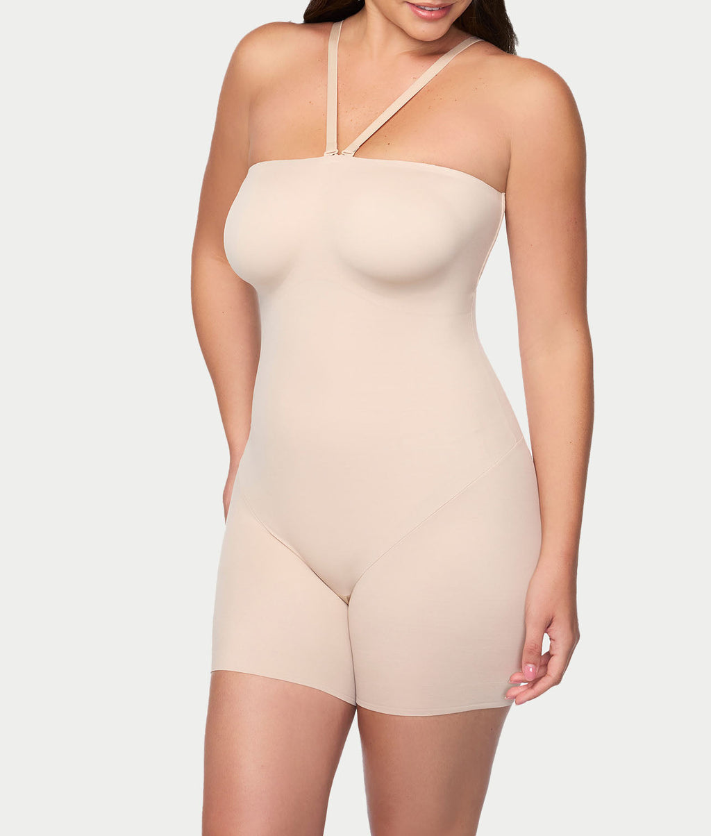 Dress Rehearsal Firm Control Mid-Thigh Strapless Body Shaper