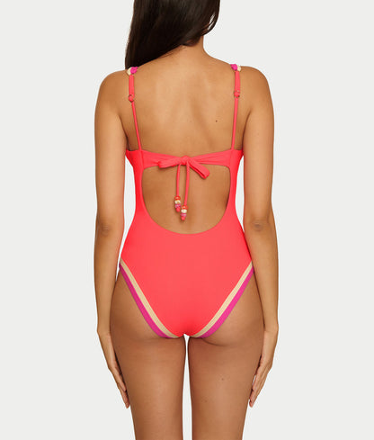 Coast Line Plunge One-Piece