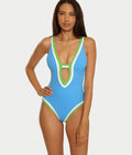 Coast Line Plunge One-Piece