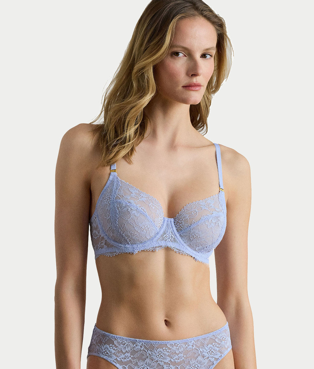 Lace Unlined Full Cup Bra