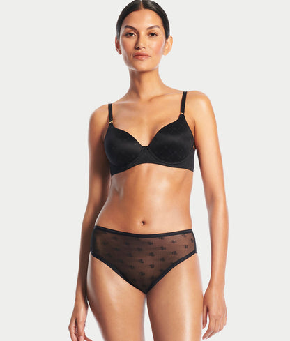 Monogram Sheer High-Waist Bikini