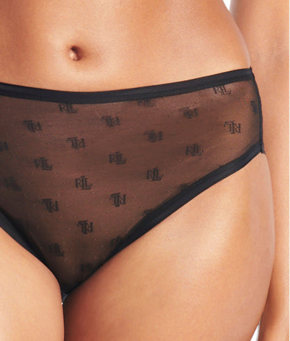 Monogram Sheer High-Waist Bikini