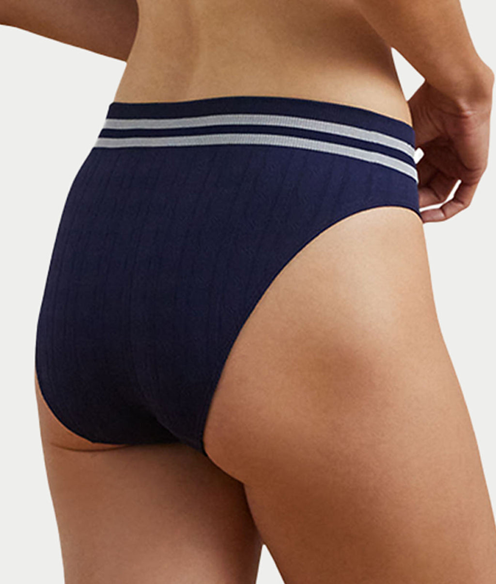 Cricket Cable Texture Hi-Cut Brief