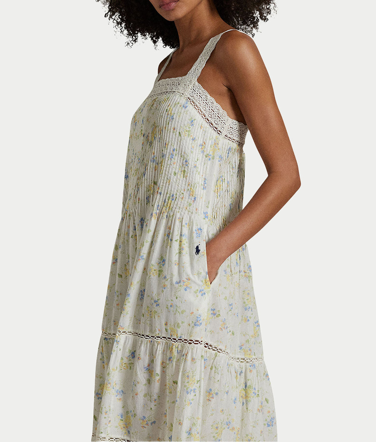 Botanical Floral Woven Sleep Dress