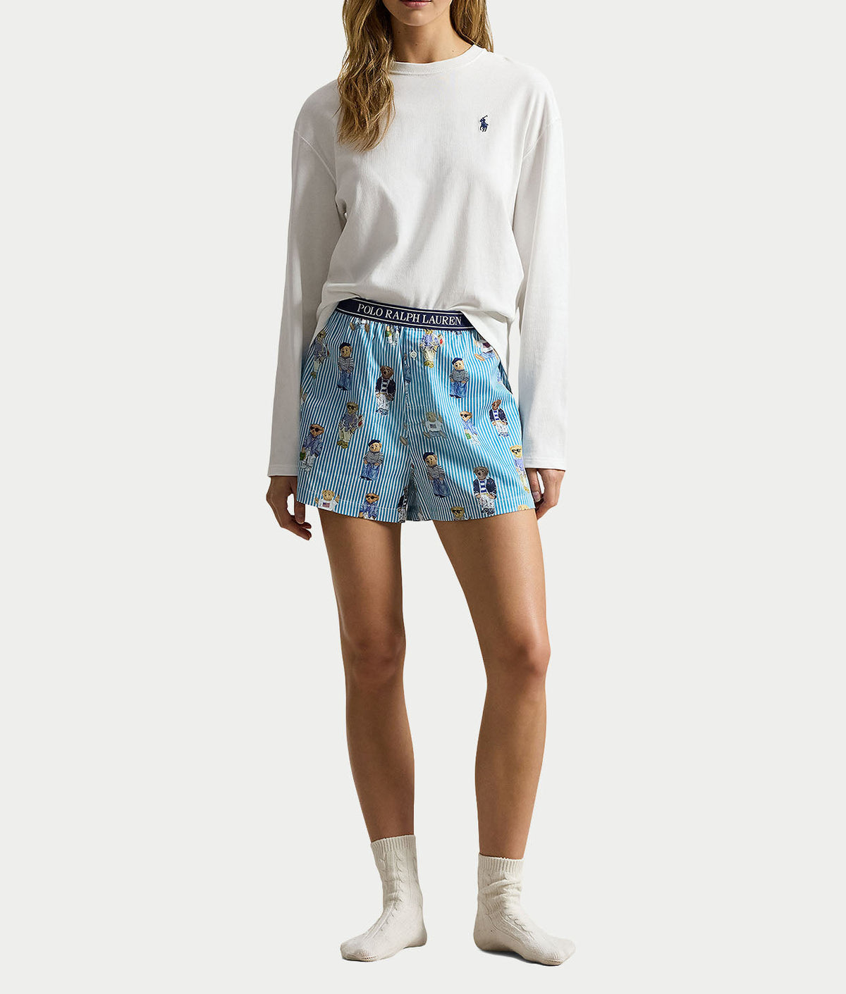 Heritage Polo Bear Woven Boxer