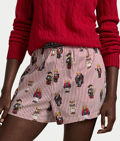 Heritage Polo Bear Woven Boxer