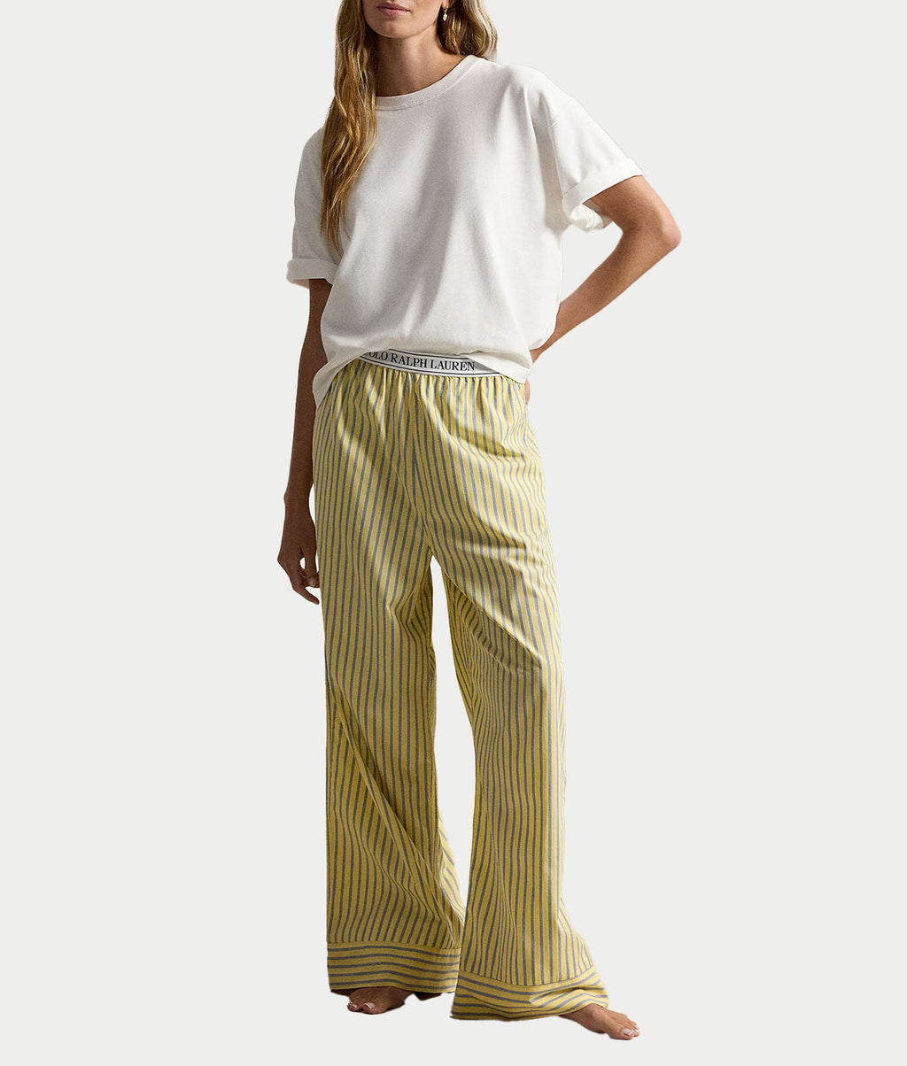 Woven Striped Pajama Pants