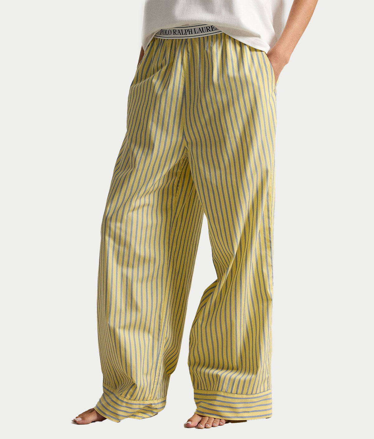 Woven Striped Pajama Pants
