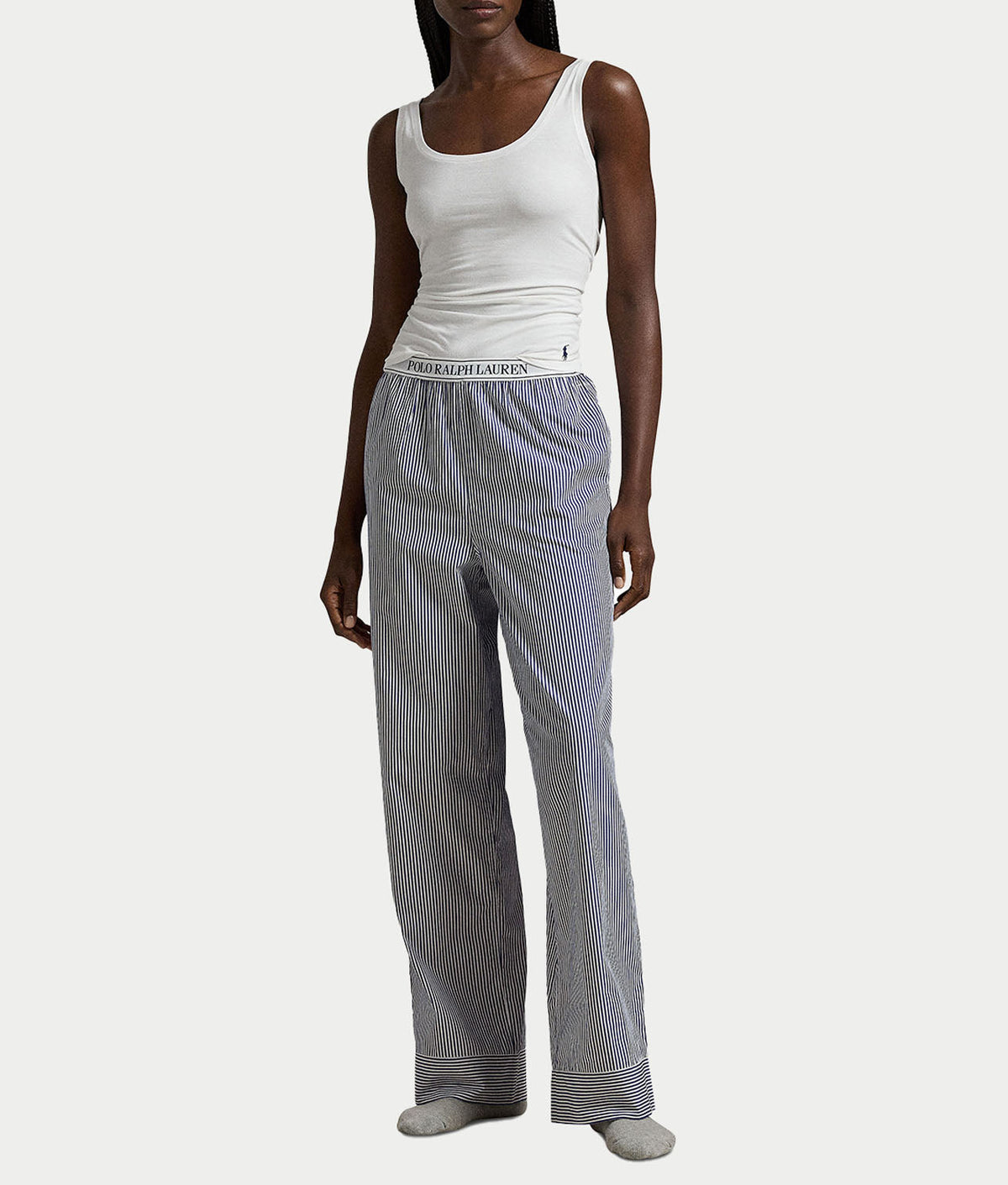 Woven Striped Pajama Pants