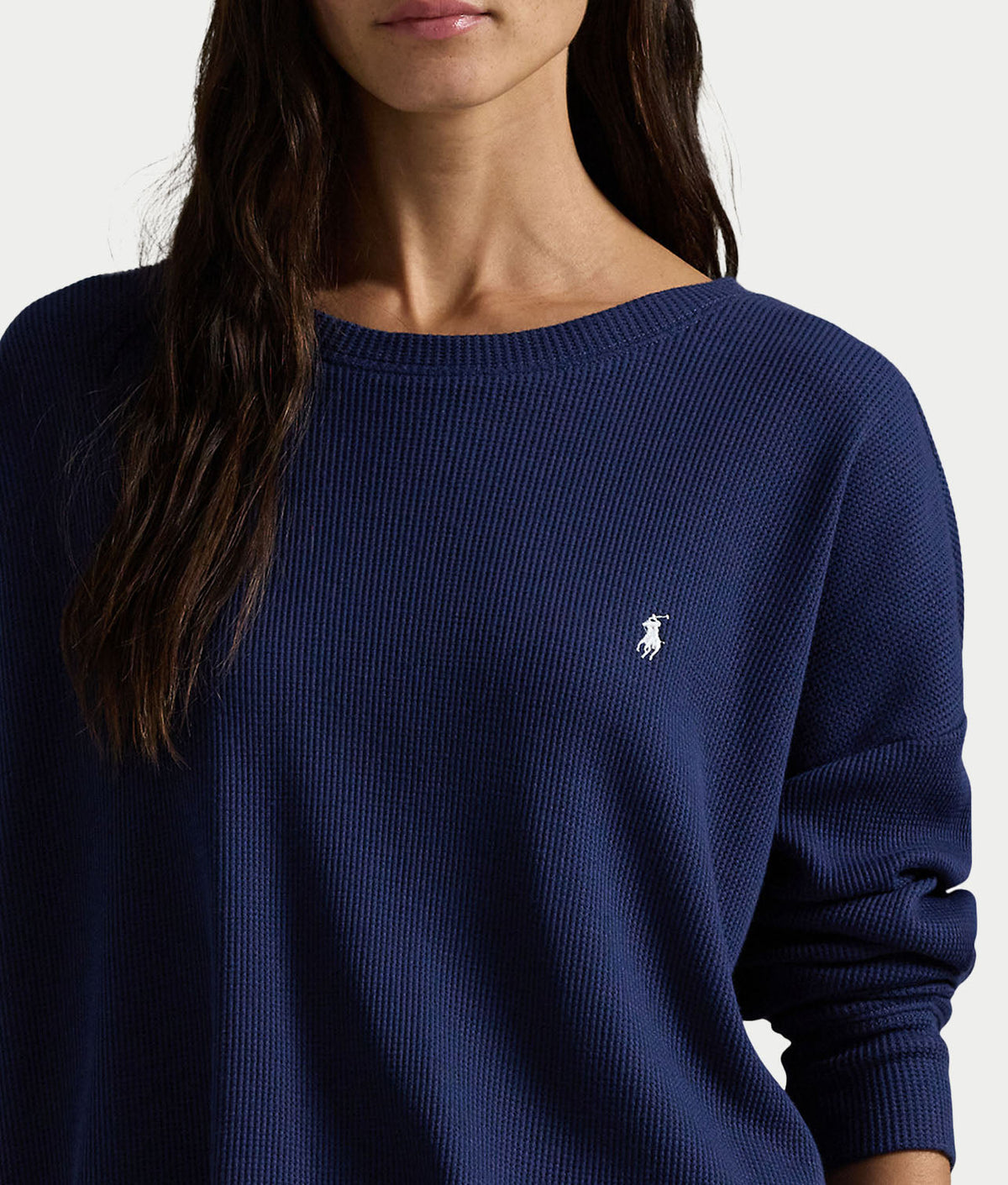 Club Waffle Knit Long Sleeve Pajama Set