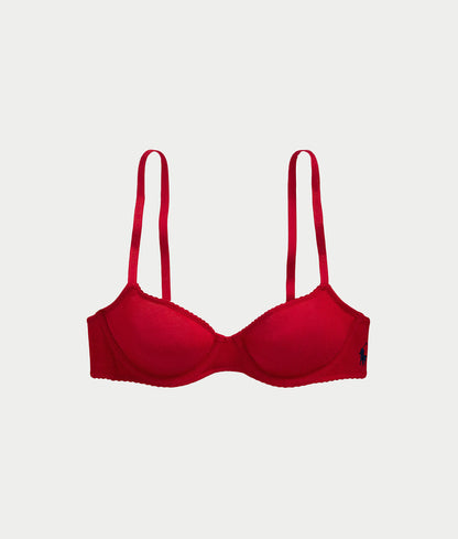 Colorful Cotton Unlined Demi Bra