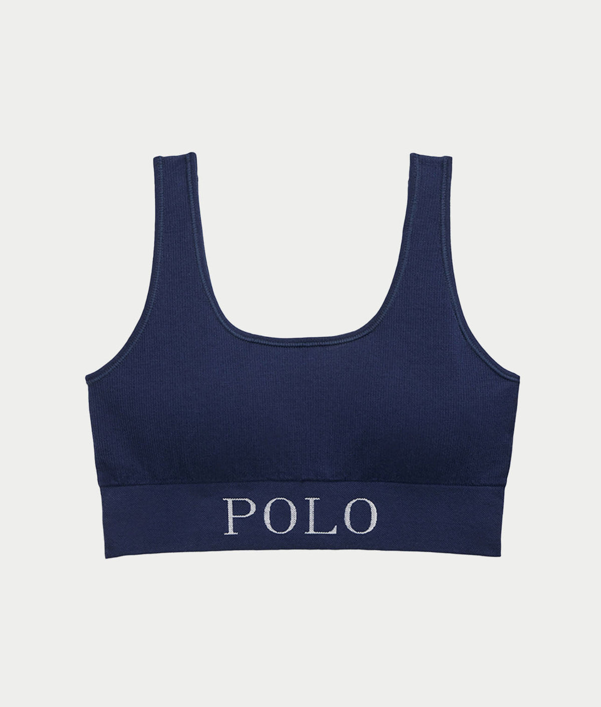 Ribbed Seamless Scoop Cropped Tank