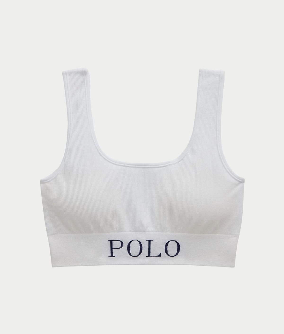 Ribbed Seamless Scoop Cropped Tank
