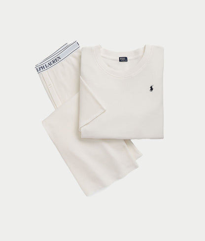Polo Club Terry Knit Short Sleeve Pajama Set