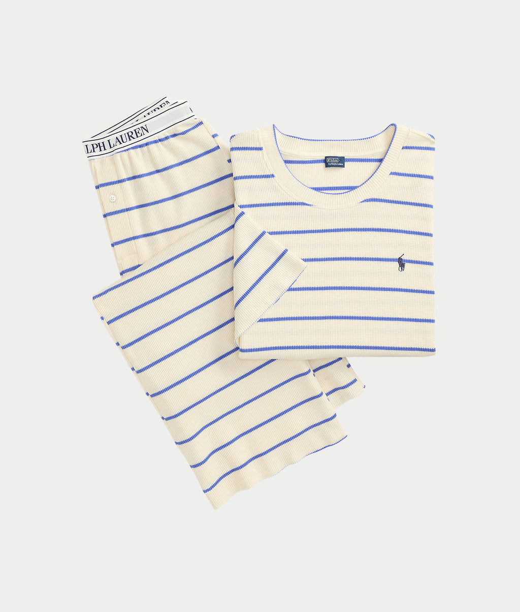 Polo Club Terry Knit Short Sleeve Pajama Set