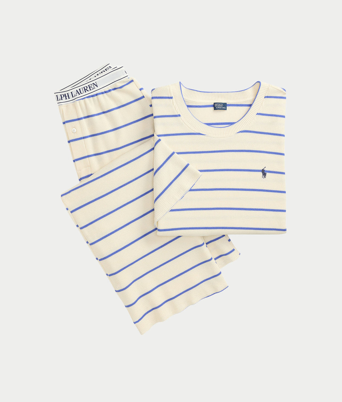 Polo Club Terry Knit Short Sleeve Pajama Set