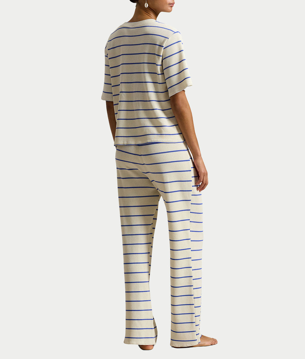 Polo Club Terry Knit Short Sleeve Pajama Set