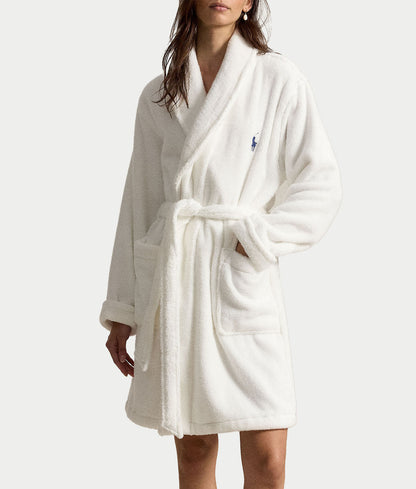 Cotton Woven Shawl Short Robe