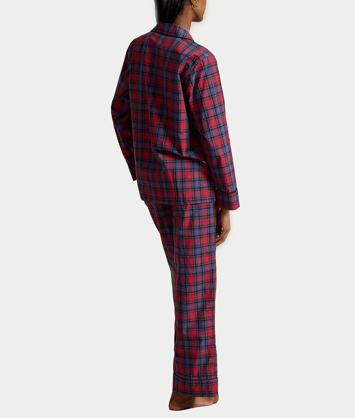 Sleep Trails Woven Plaid Pajama Set