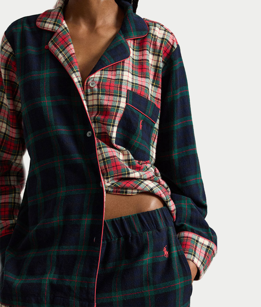 Madison Plaid Woven Pajama Set