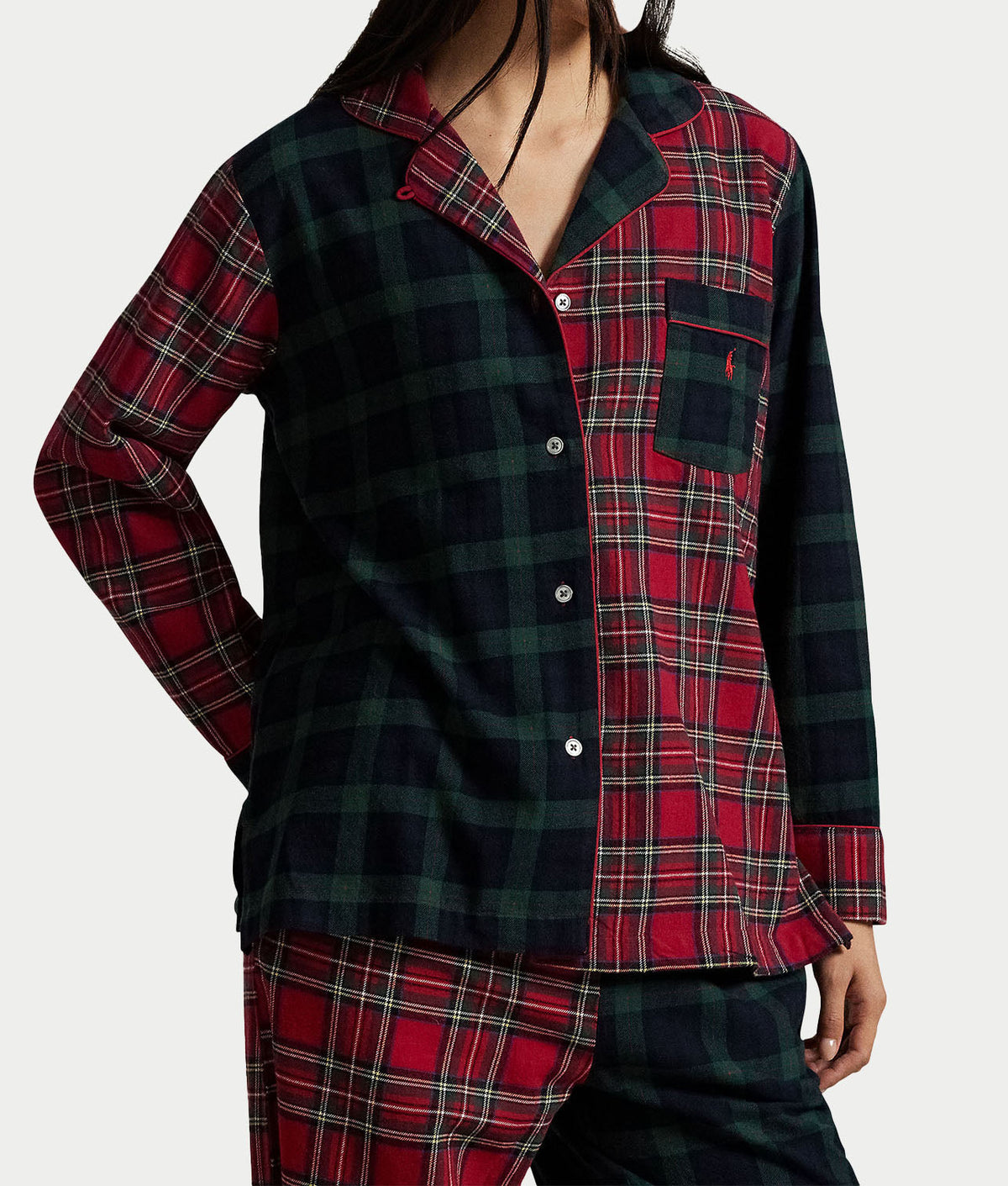 Madison Plaid Woven Pajama Set