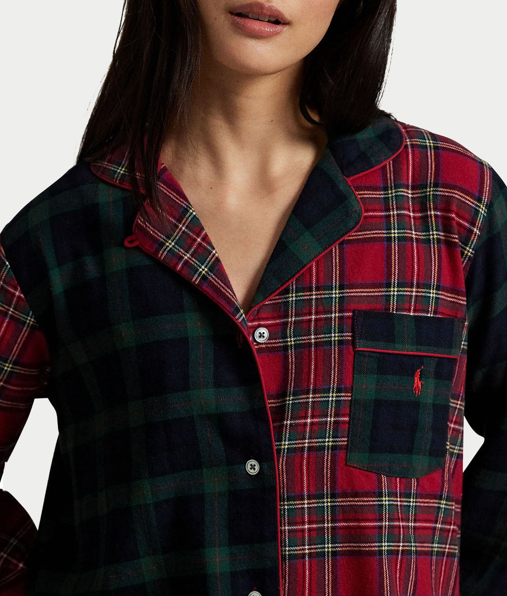 Madison Plaid Woven Pajama Set