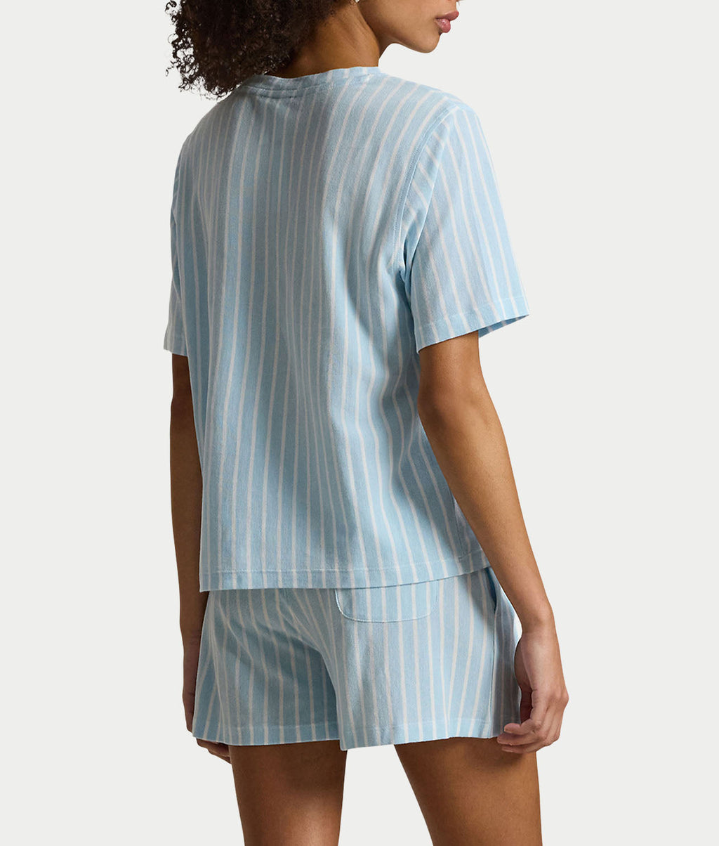 Short Sleeve Knit Short Set