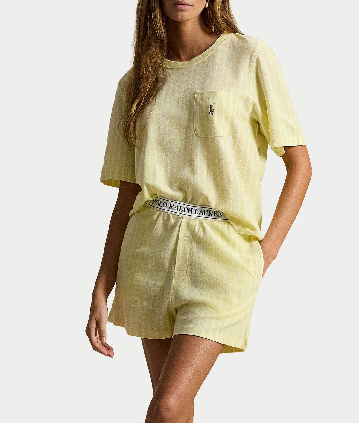 Short Sleeve Knit Short Set